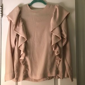 H&M pink blouse